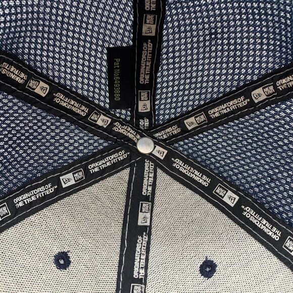 New Era Small Medium True Fitted Michigan Wolverines Cap Hat Navy - Picture 8 of 10